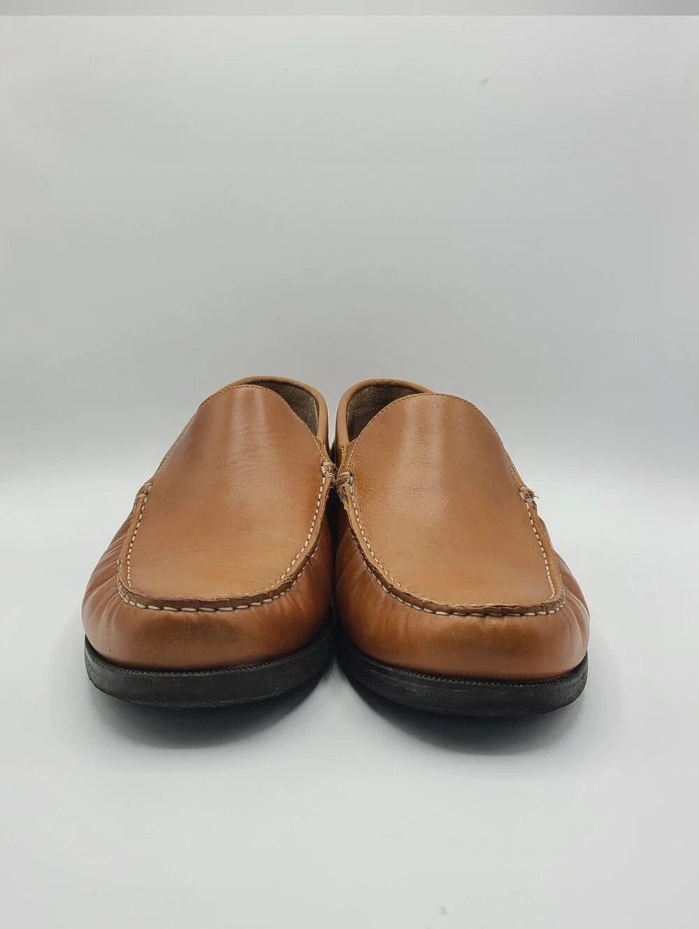 Rockport Tan Leather Slip-on Loafers 11 Wide